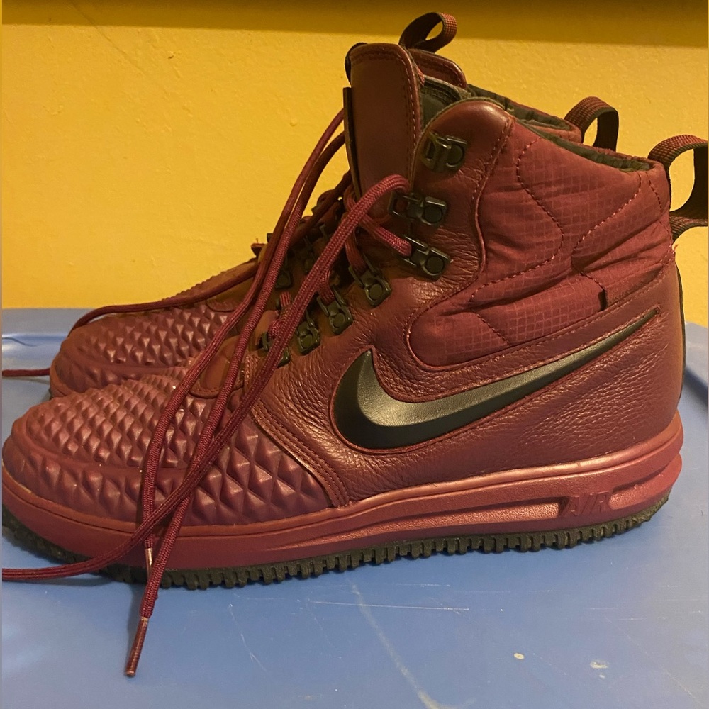 Nike LF1 Duck Boots '17 Lunar Force 1 Burgundy Black 916682 601 Mens